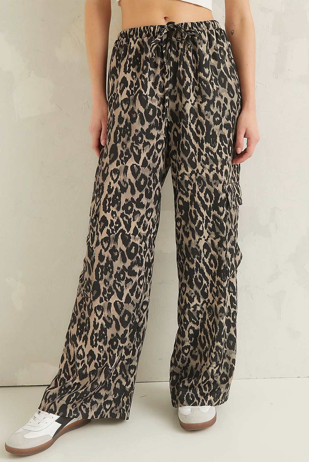 AMERICANINO - Pantalón Cargo Tiro Medio Mujer Americanino