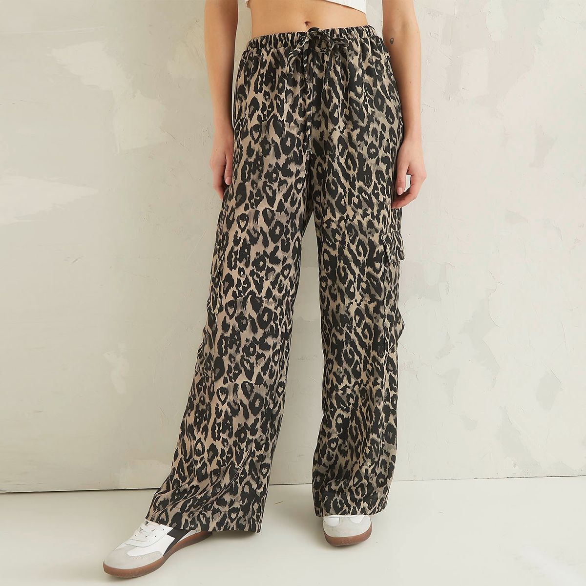 AMERICANINO - Pantalón Cargo Tiro Medio Mujer Americanino