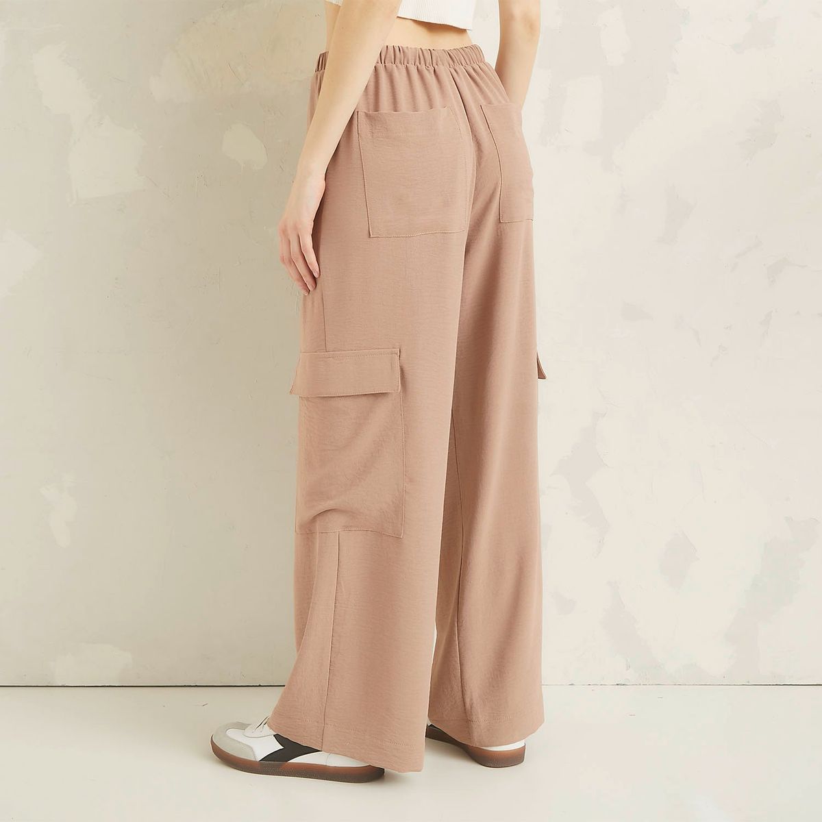 AMERICANINO - Pantalón Cargo Tiro Medio Mujer Americanino