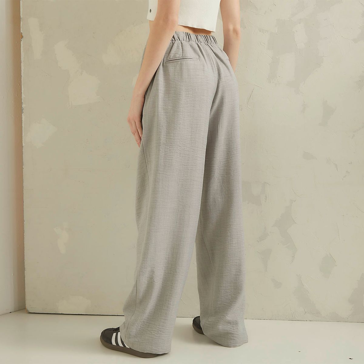 AMERICANINO - Pantalón Americanino Wide Leg Tiro Alto Mujer