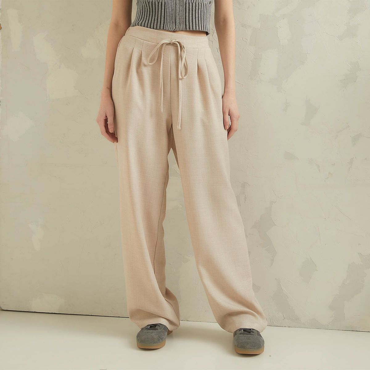 AMERICANINO - Pantalón Americanino Wide Leg Tiro Alto Mujer