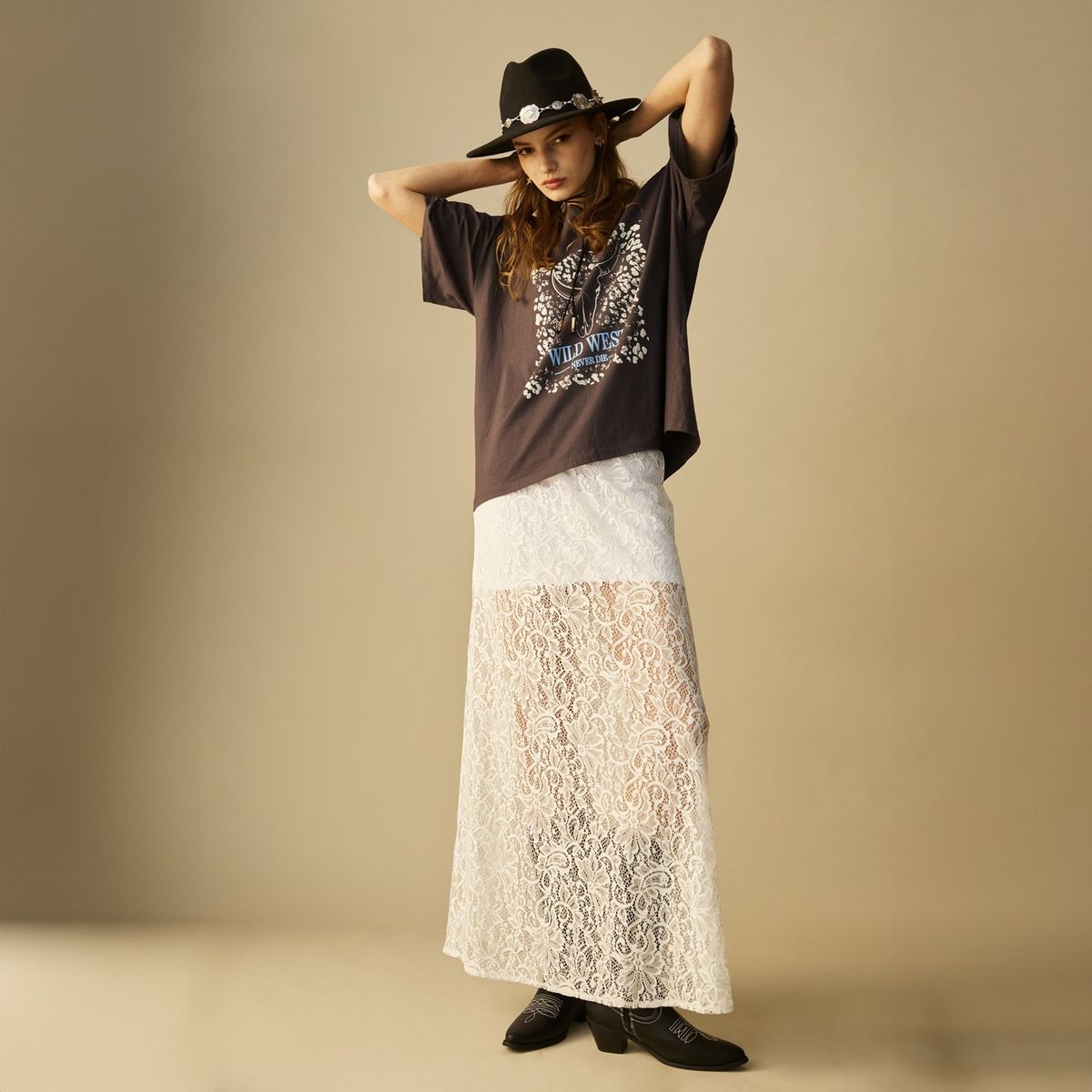 AMERICANINO - Falda Midi Mujer Americanino