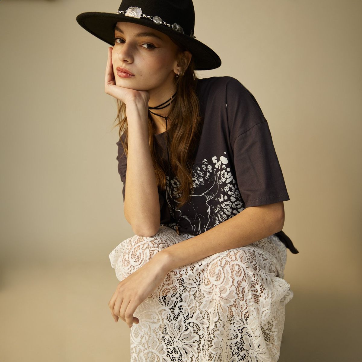 AMERICANINO - Falda Midi Mujer Americanino