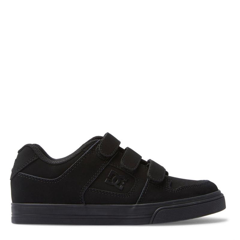 DC SHOES - Pure V 3Bk Zapatilla Urbana Niño Cuero Negro (34 a 39) DC SHOES