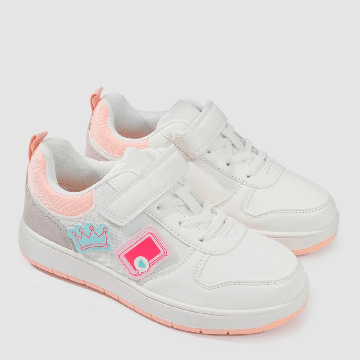 COLLOKY - Zapatilla Urbana Niña Blanco (28 a 38) Colloky