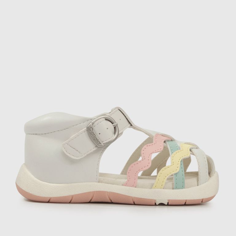 COLLOKY Sandalia Niña Blanco (18 A 21)