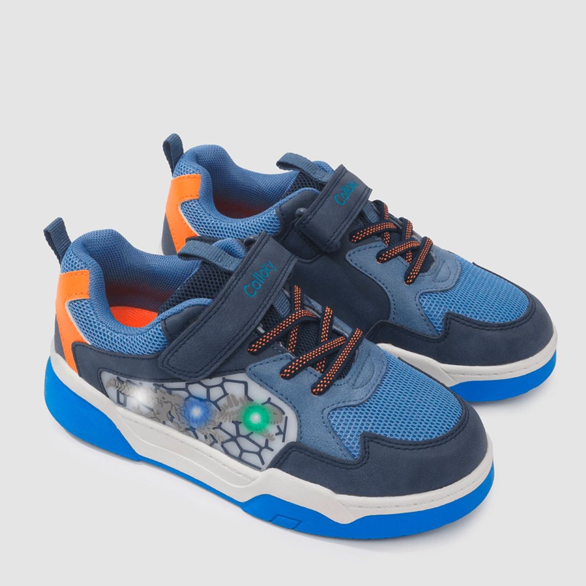 COLLOKY - Zapatilla Urbana con Luces Niño Azul (28 a 38) Colloky