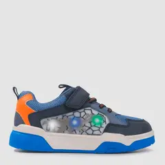 COLLOKY - Zapatilla Urbana con Luces Niño Azul (28 a 38)