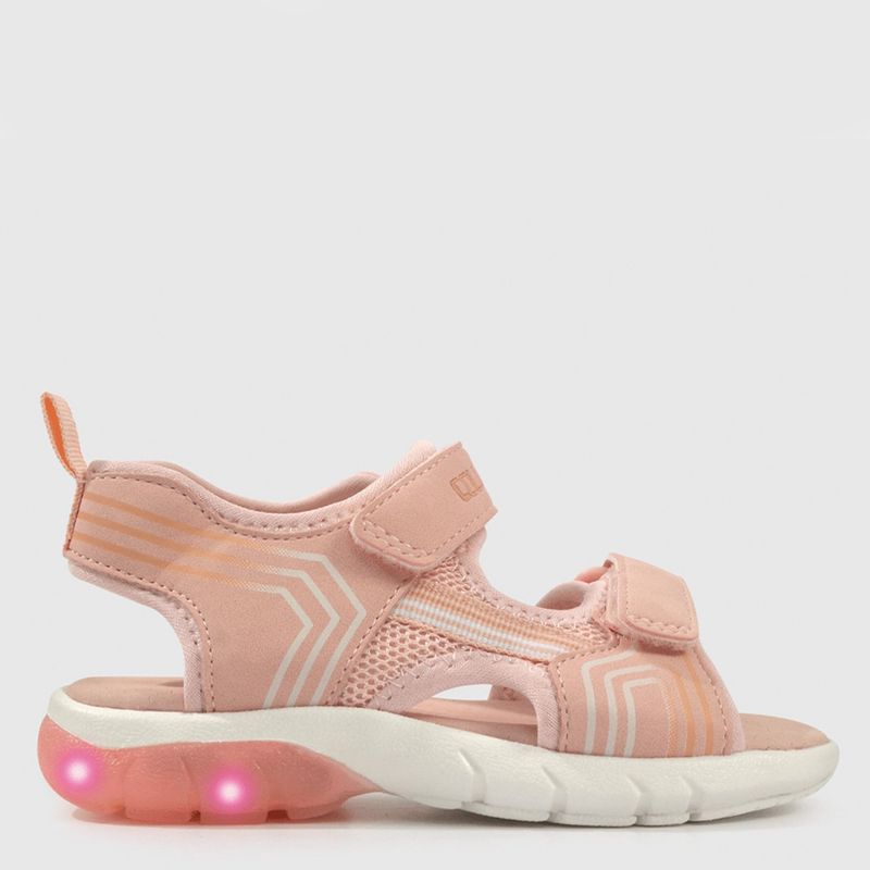 COLLOKY - Sandalia Niña con Luces Rosado (21 A 27) Colloky