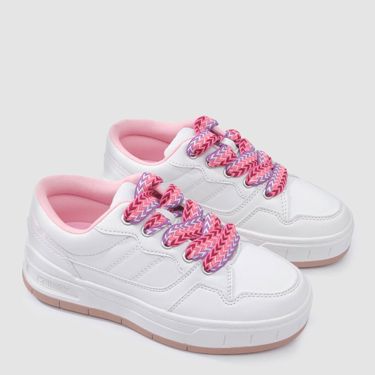 COLLOKY - Zapatilla Urbana Niña Blanco (28 a 38) Colloky