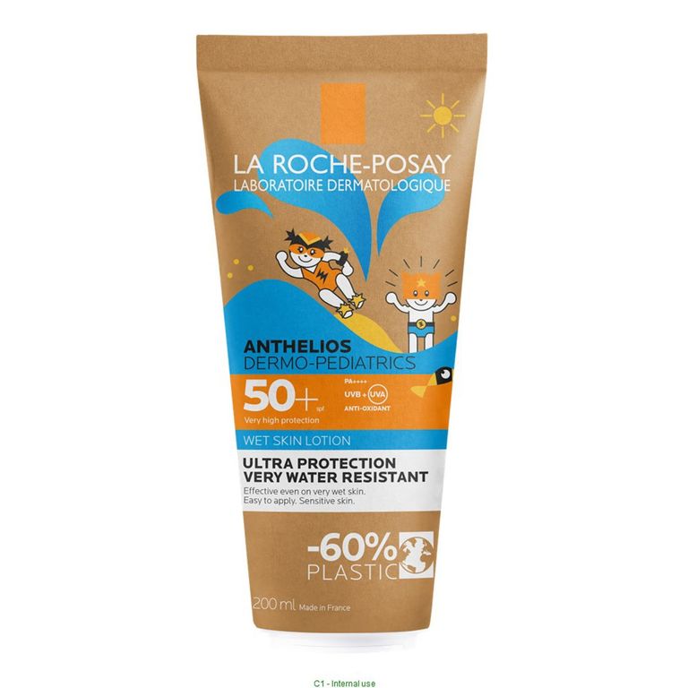 Protector Solar Anthelios Dermopediatrics Wet Skin Fps 50+ 200ml