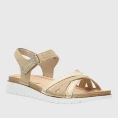 HUSH PUPPIES - Sandalia Mujer Dorado