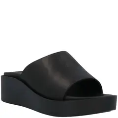 HUSH PUPPIES - Sandalia Mujer Cuero Negro