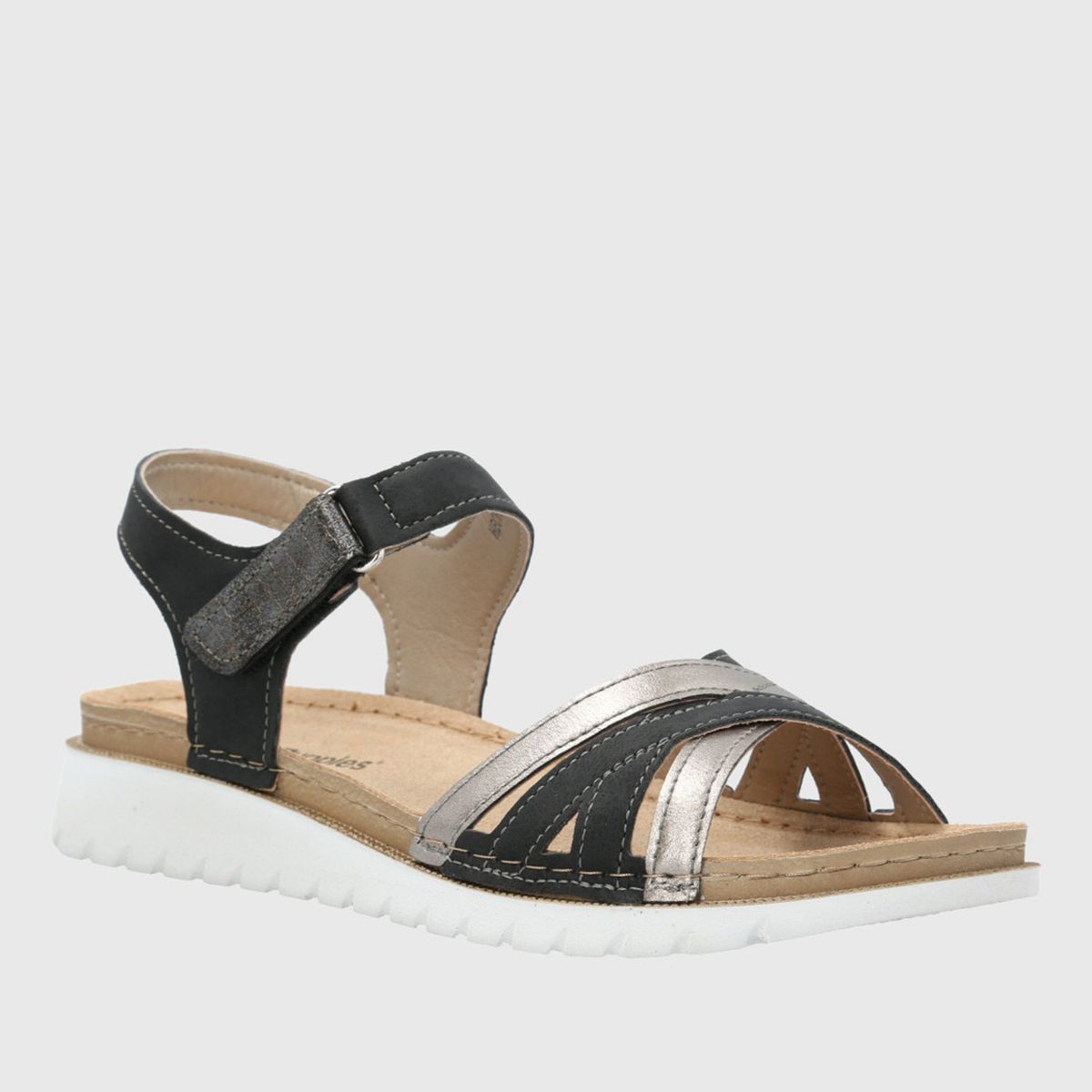 HUSH PUPPIES - Sandalia Mujer Negro Hush Puppies