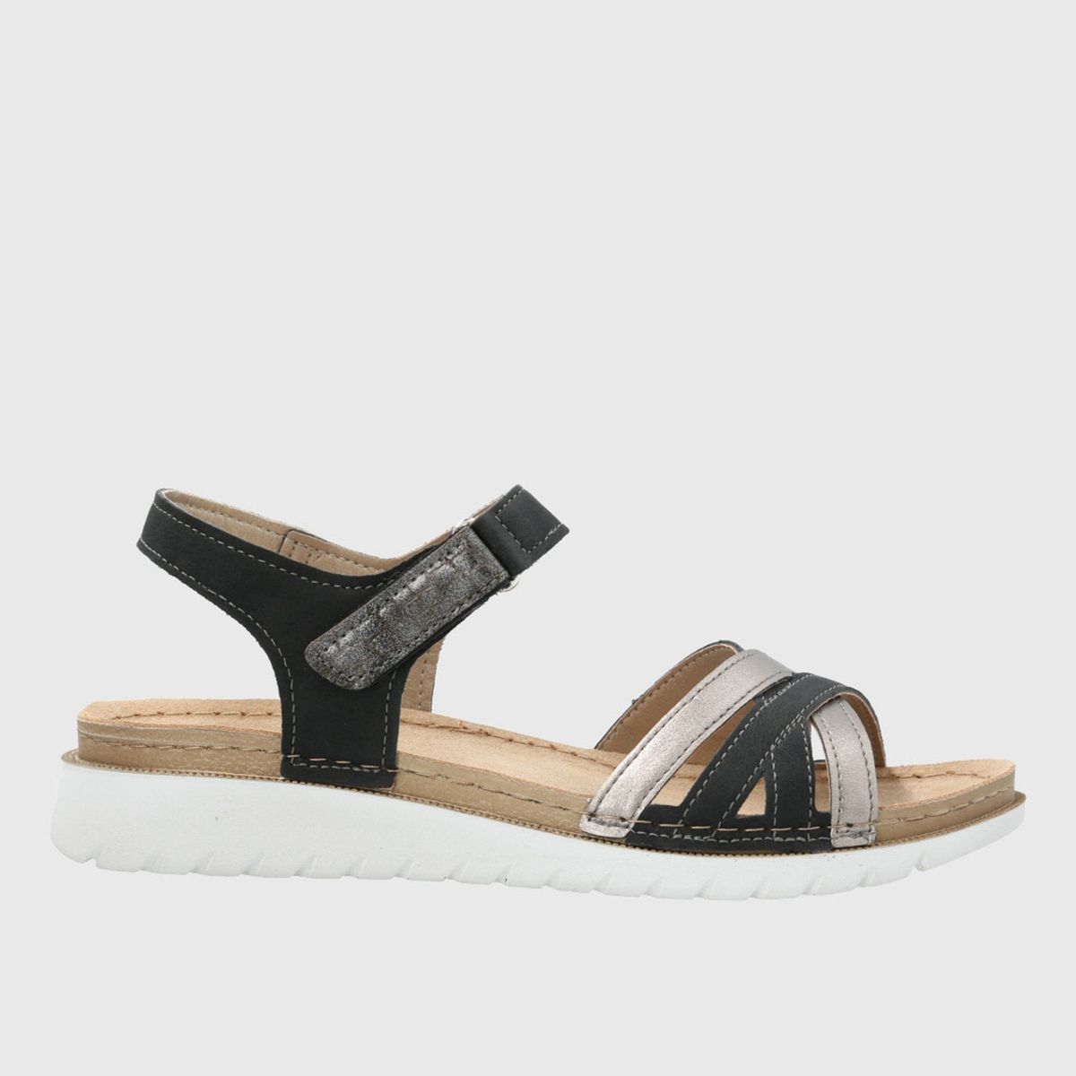 HUSH PUPPIES - Sandalia Mujer Negro Hush Puppies