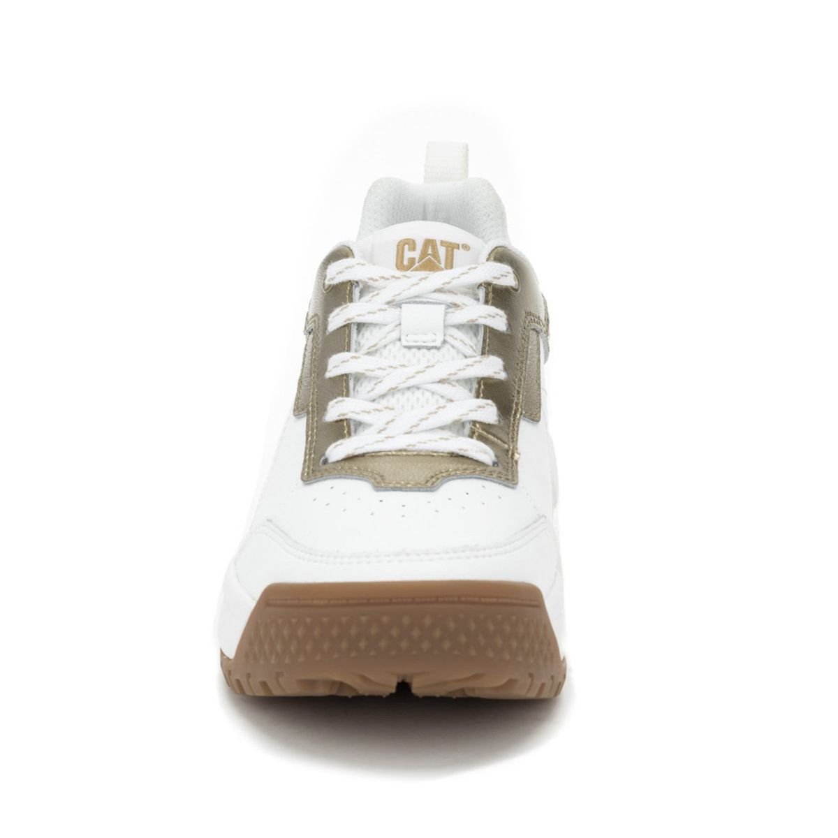 CAT - Flame Zapatilla Urbana Mujer Cuero Blanca Cat