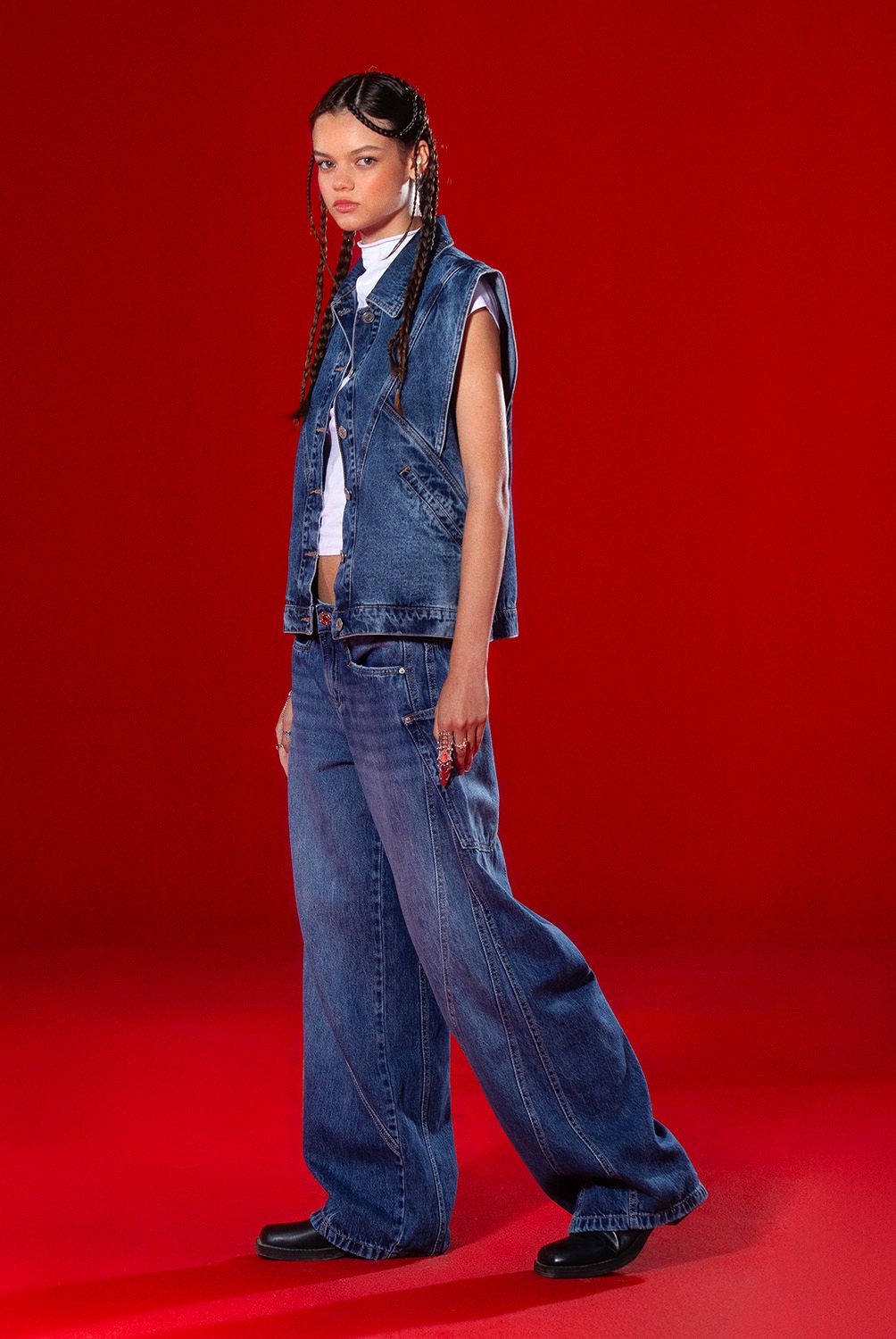 AMERICANINO - Chaqueta Denim Mujer Americanino