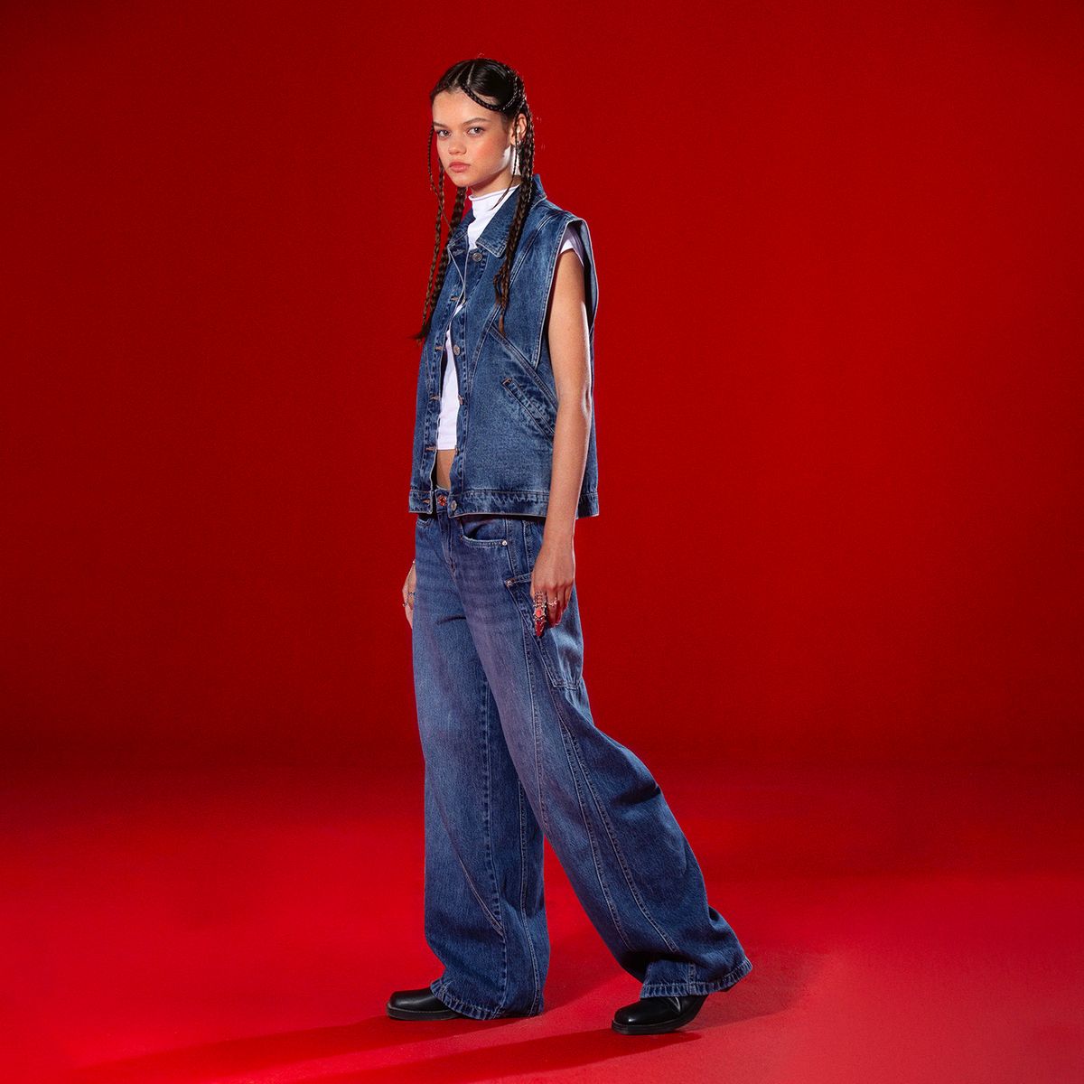 AMERICANINO - Chaqueta Denim Mujer Americanino