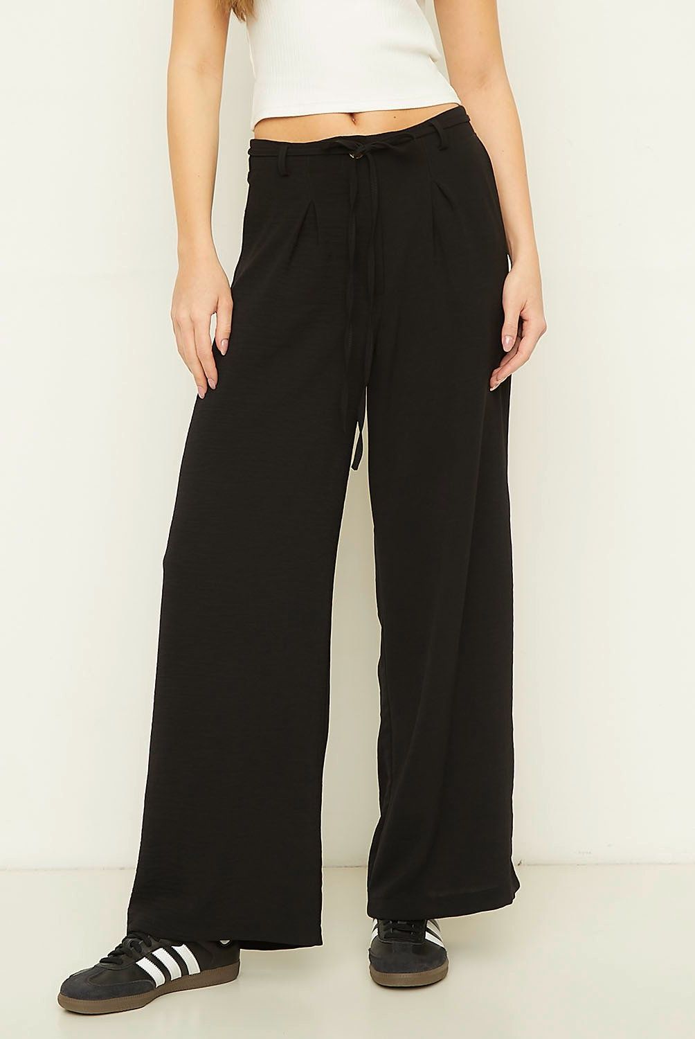 SYBILLA - Pantalón Sastrero Wide Leg Tiro Alto Mujer Sybilla