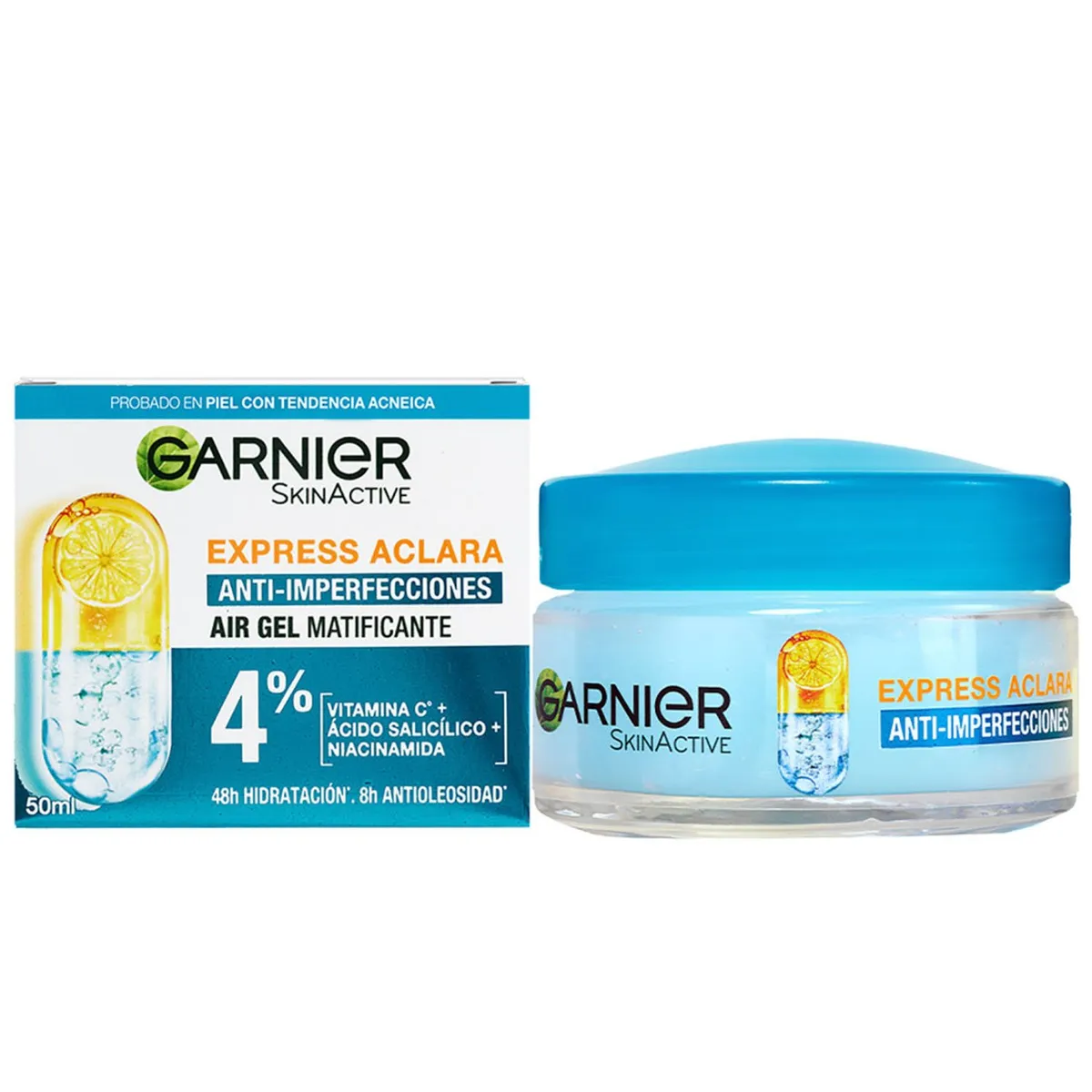 GARNIER - Garnier Express Aclara Anti-Imperfecciones Air Gel Matificante 50Ml Garnier Skin Natural Face
