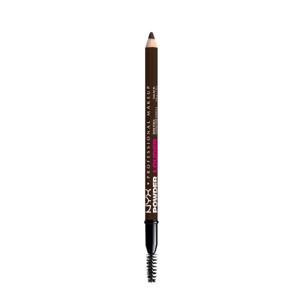 NYX PROFESSIONAL MAKEUP - Lápiz De Cejas Nyx Powder Louder Brow Pencil - Deep Brown Nyx Professional Makeup