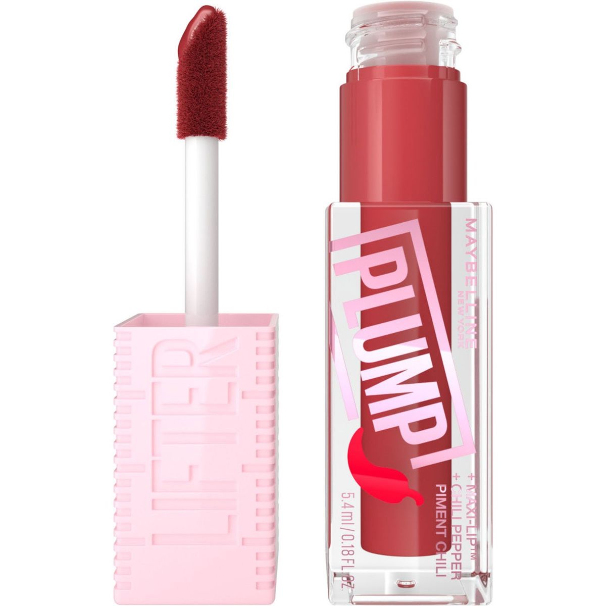 MAYBELLINE - Brillo Labial Lifter Plump Hot Chili Maybelline New York