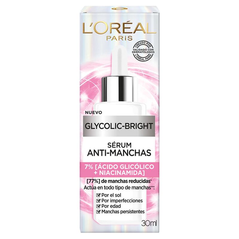 DERMO EXPERTISE - Serum Anti-Manchas Glycolic Bright 7% Ácido Glicólico + Niacinamida 30ml Dermo Expertise