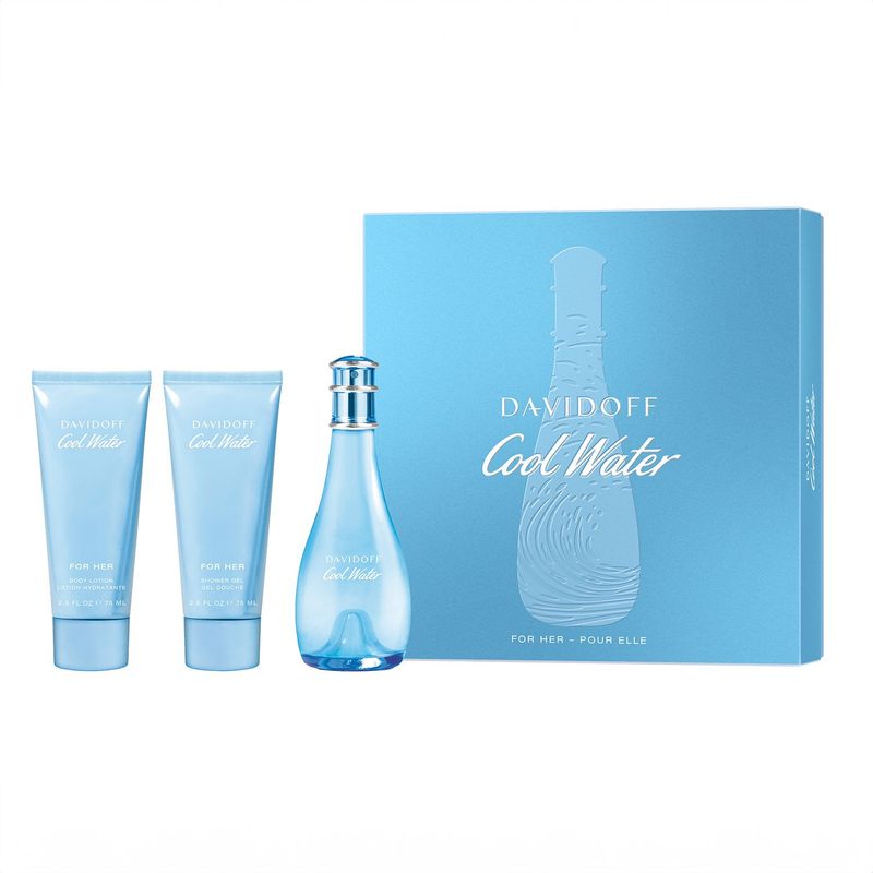 DAVIDOFF - Set Perfume Mujer EDT 100Ml + 75Ml + 75Ml Davidoff