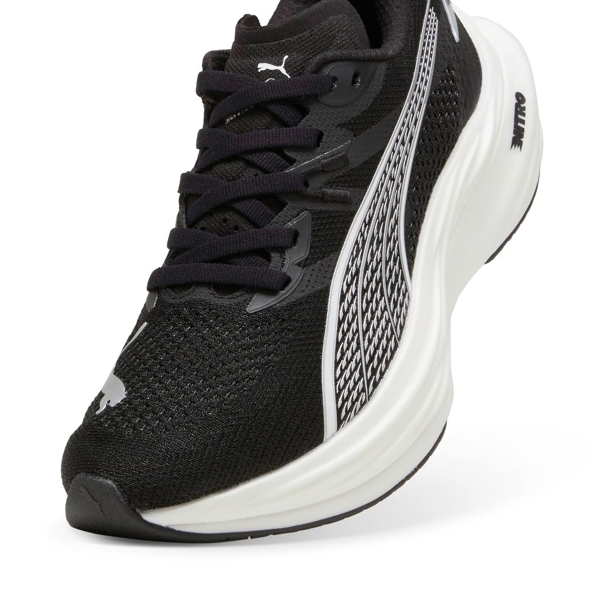 PUMA - Deviate Nitro 3 Zapatilla Running Mujer Negro Puma