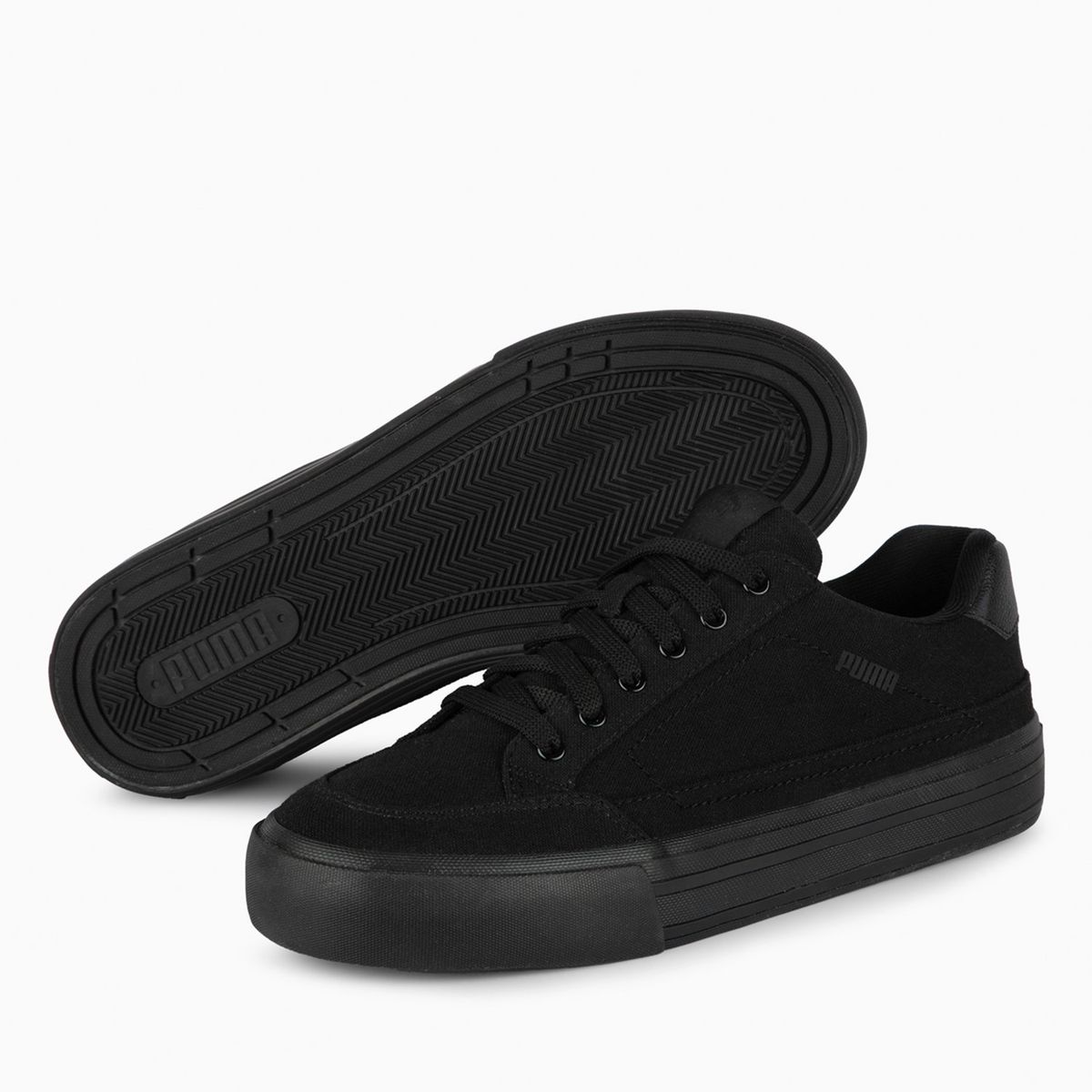 PUMA - Court Classic Zapatilla Urbana Mujer Negro Puma