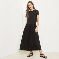 BASEMENT - Vestido Casual Algodón Maxi Mujer
