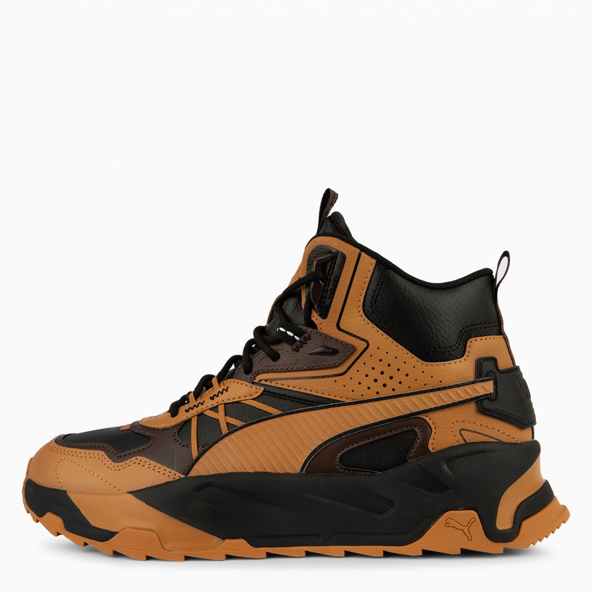 PUMA - Trinity Mid Hybrid Zapatilla Running Hombre Café Puma