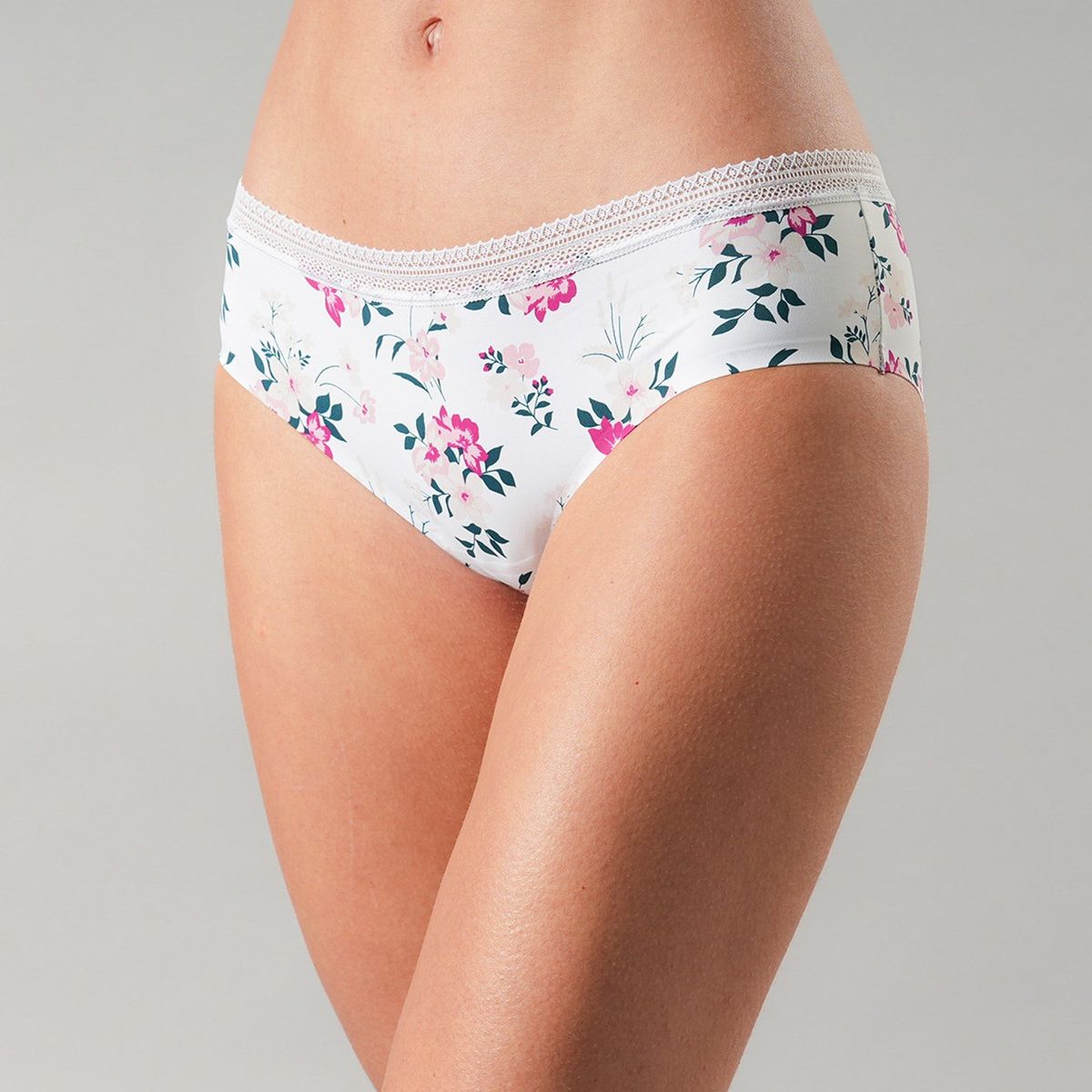 FLORES - Pack 2 Pantaleta Micro Print BonDed Mujer Flores