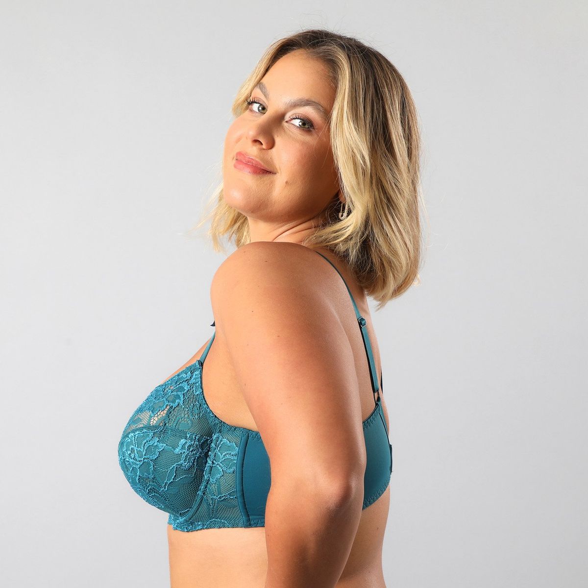 FLORES - Sostén Encaje Pabilo Mujer Flores