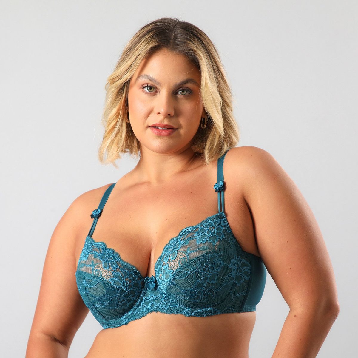 FLORES - Sostén Encaje Pabilo Mujer Flores