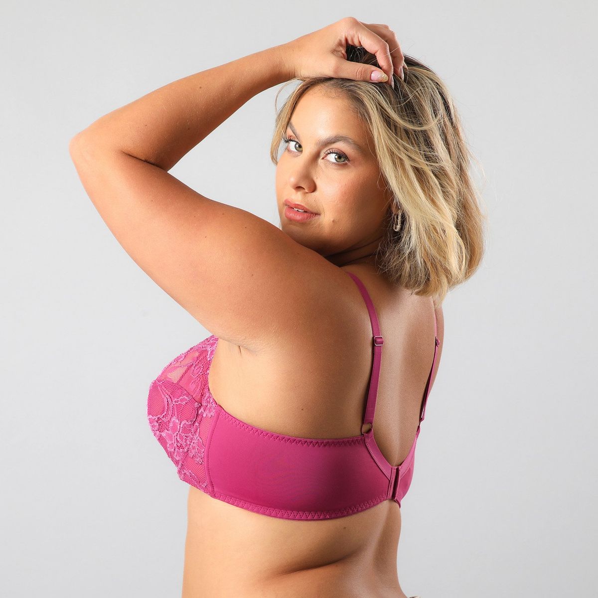 FLORES - Sostén Encaje Pabilo Mujer Flores