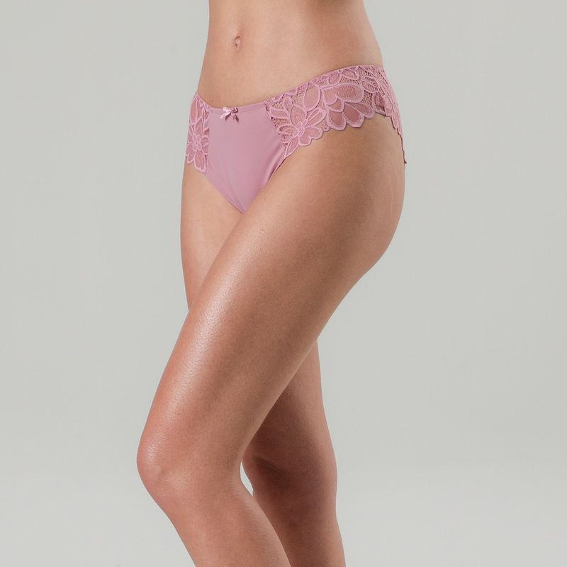 FLORES - Bikini Lycra Y Encaje Flor Mujer Flores