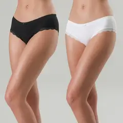 FLORES - Pack De 2 Pantaleta BonDed Mujer