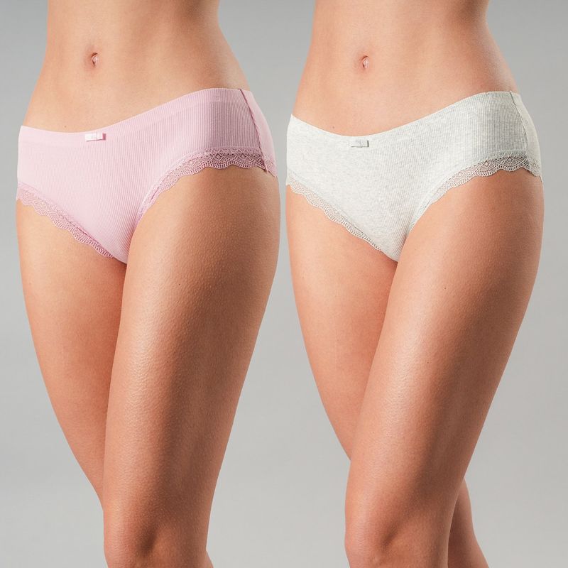 FLORES - Pack De 2 Pantaleta BonDed Mujer Flores