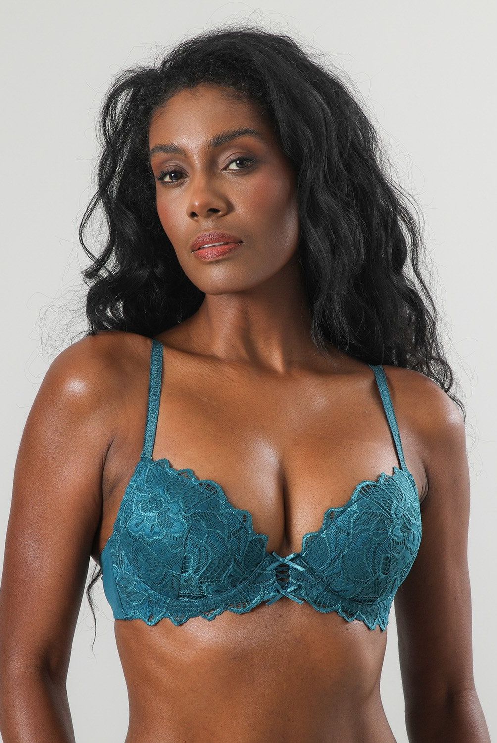 FLORES - Sostén Push Up Mujer Flores