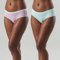 Pack 2 Pantaleta Algodón Logo Mujer