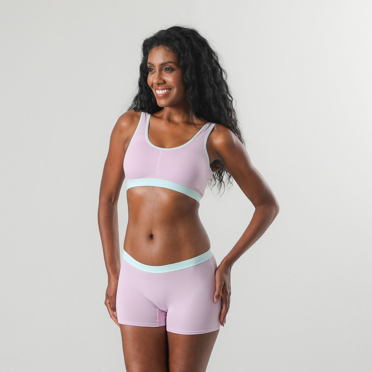 FLORES - Pack 2 Boxer Algodón Logo Mujer Flores