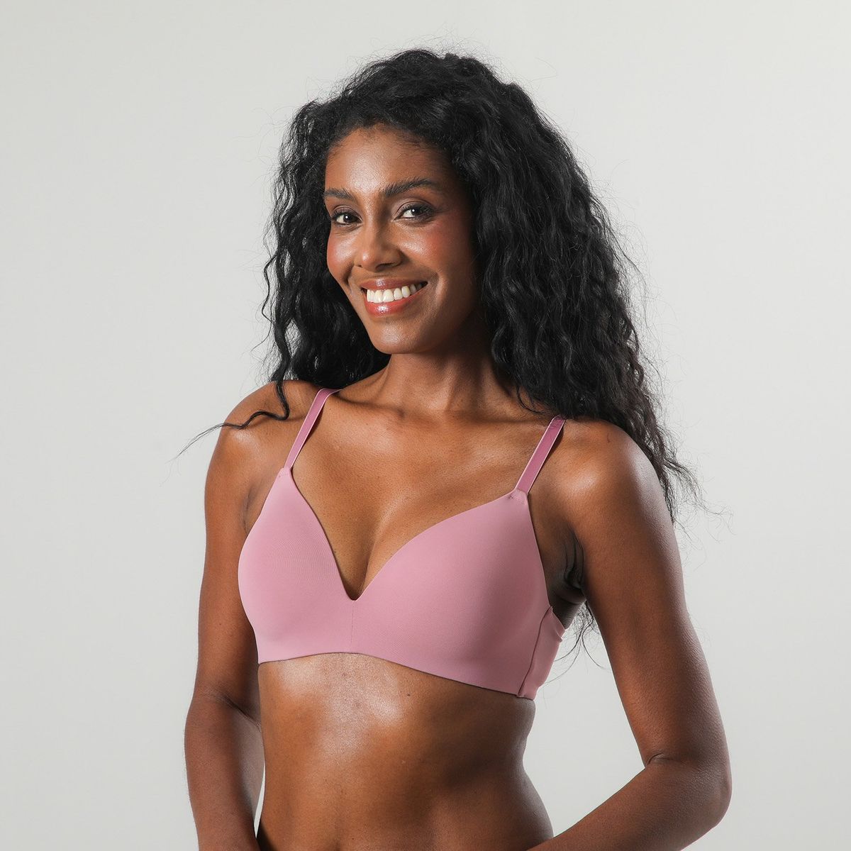 FLORES - Sostén Liso Sin Arco Mujer Flores