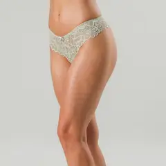 FLORES - Colaless Lycra Y Encaje Flor Mujer
