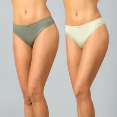 FLORES - Pack De 2 Colaless BonDed Mujer