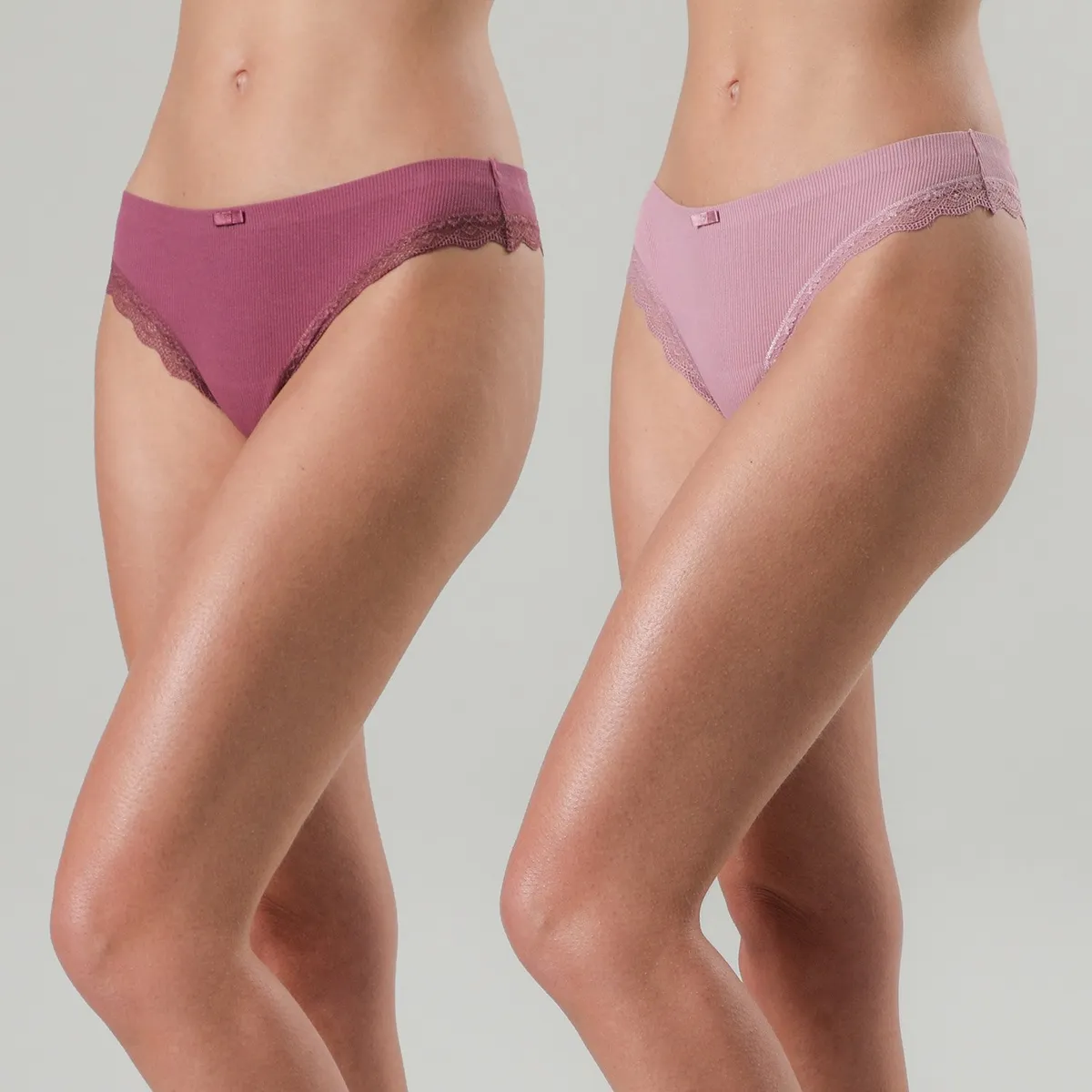 FLORES - Pack De 2 Colaless BonDed Mujer Flores