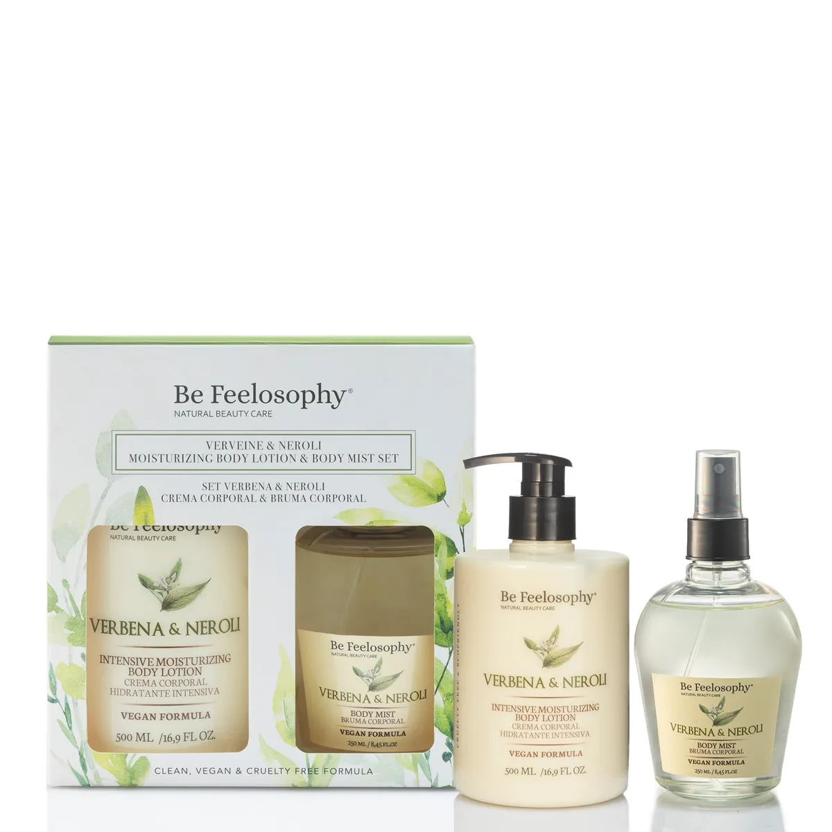 BE FEELOSOPHY - Set Crema Corporal Y Bruma Corporal Verbena Y Neroli Be Feelosophy