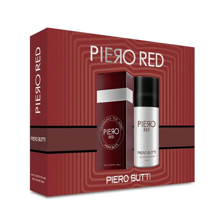 Set Perfume Hombre Piero Red Edt + Desodorante