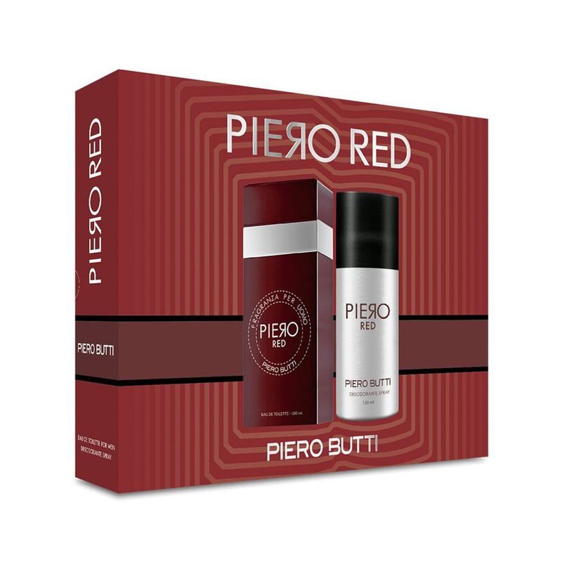 PIERO BUTTI - Set Perfume Hombre Piero Red Edt + Desodorante Piero Butti