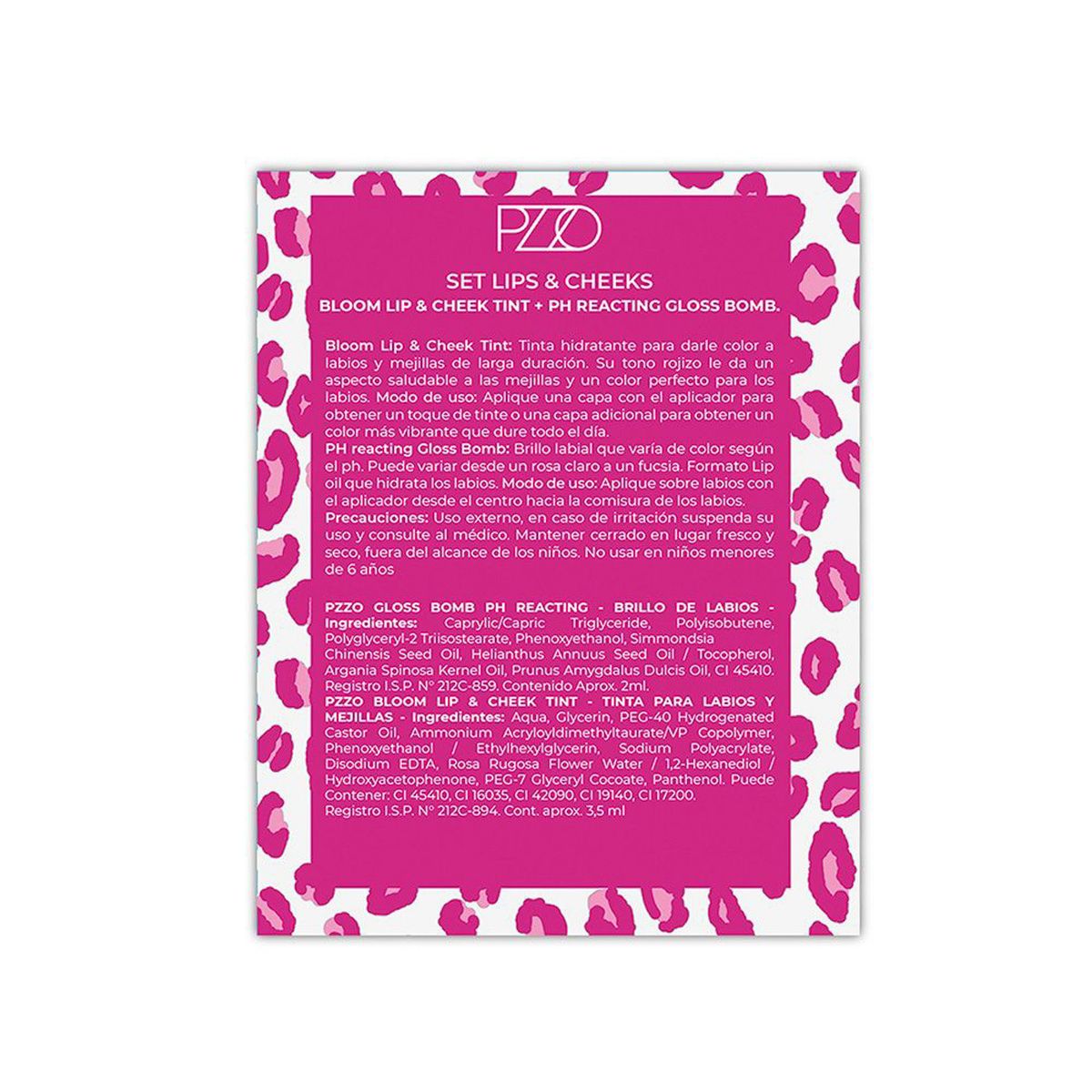 PETRIZZIO - Set Lip And Cheek + Ph Reacting Tint Petrizzio